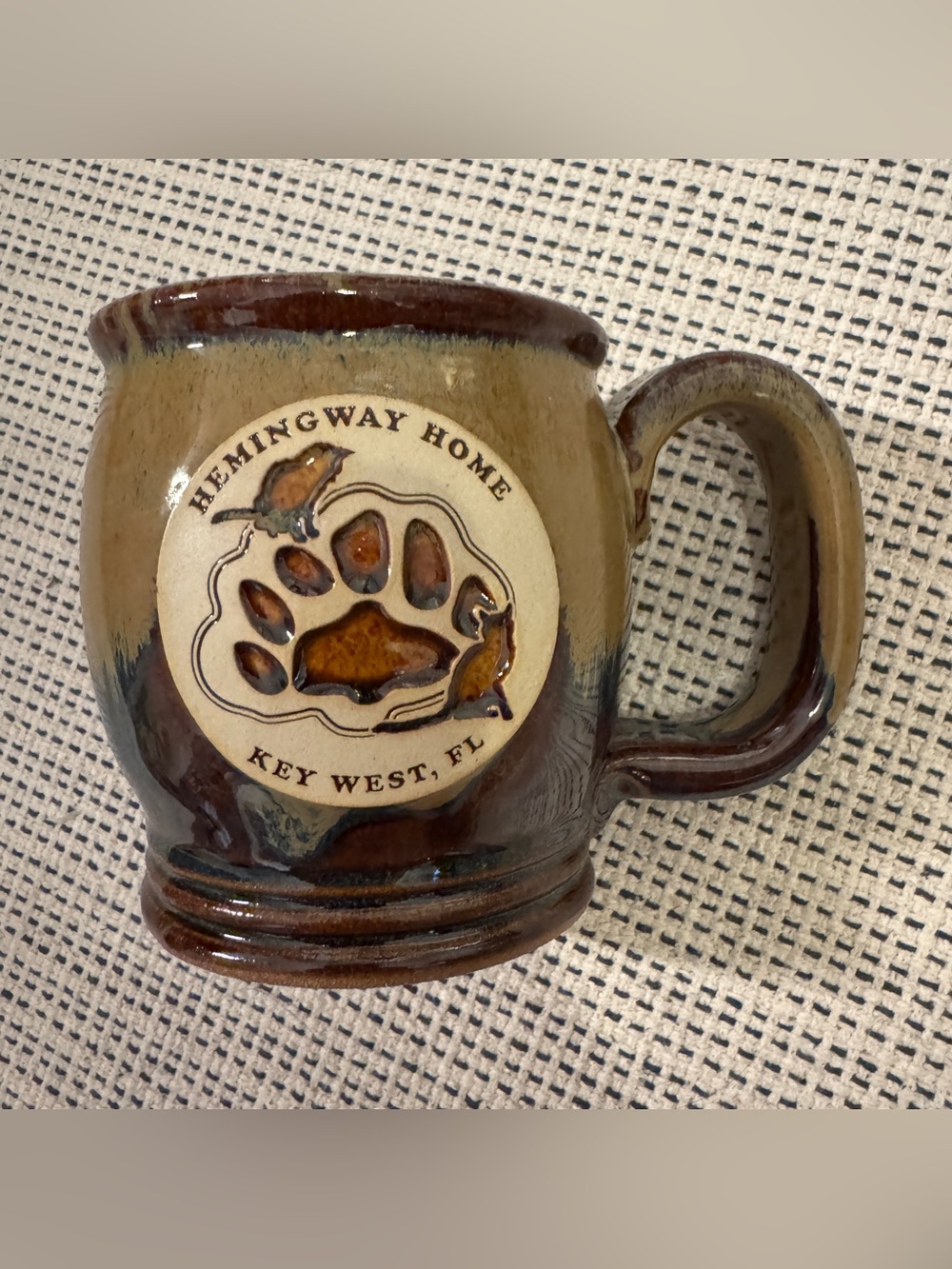 Sunset Hill Stoneware Hemingway Home Key West FL Ceramic Mug